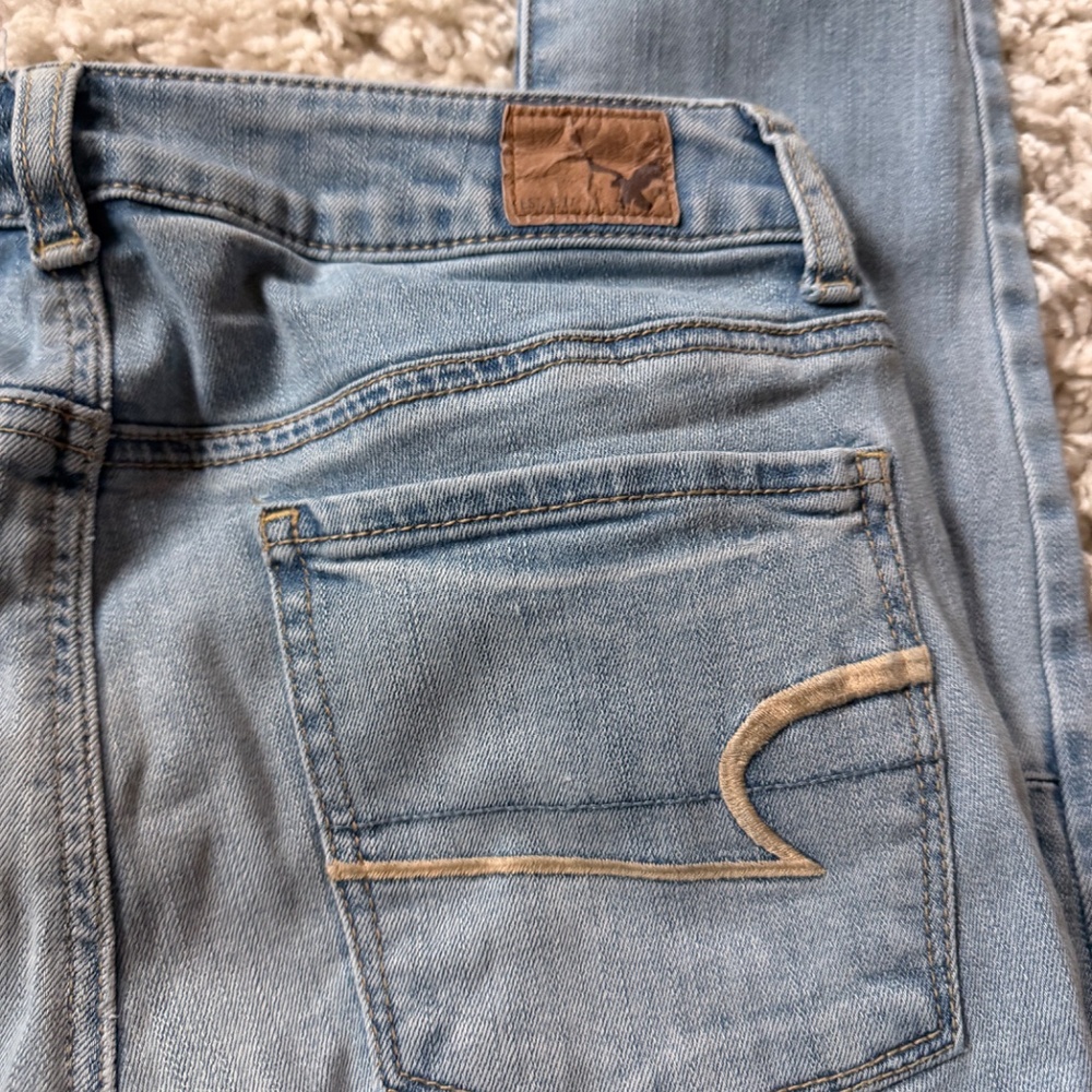 Chic Trendy American Eagle, Patchwork Size 2 Skin… - image 5